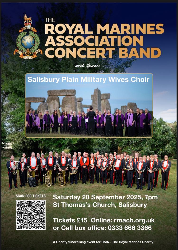 Concert with the Royal Marines and Salisbury Military Wives Choir