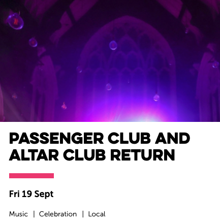 Passenger Club and Altar Club Return
