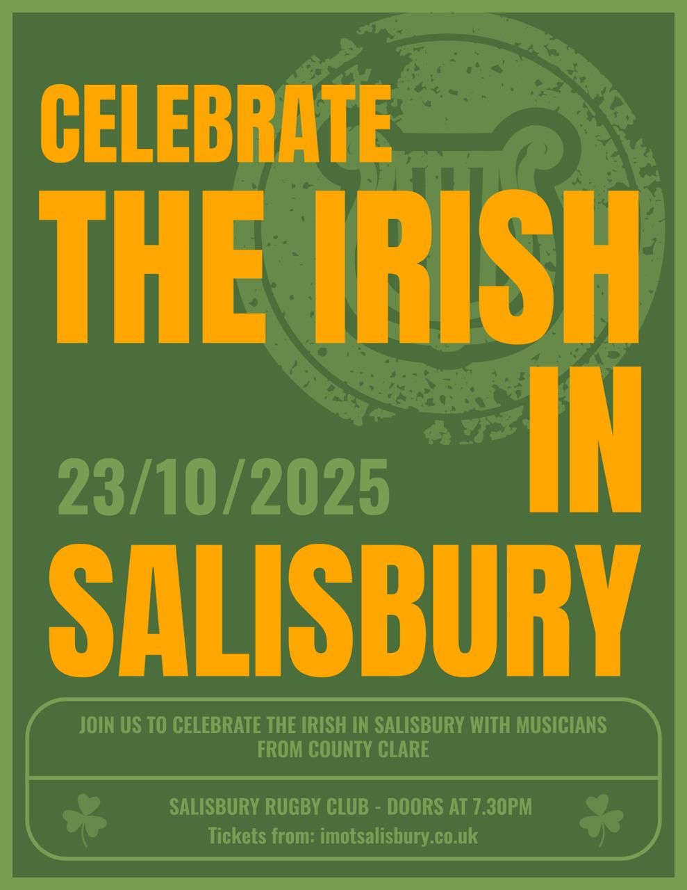 Eamonn & Geraldine Cotter, Maeve Donnelly, and Charlie Harris - A Celebration of the Irish in Salisbury