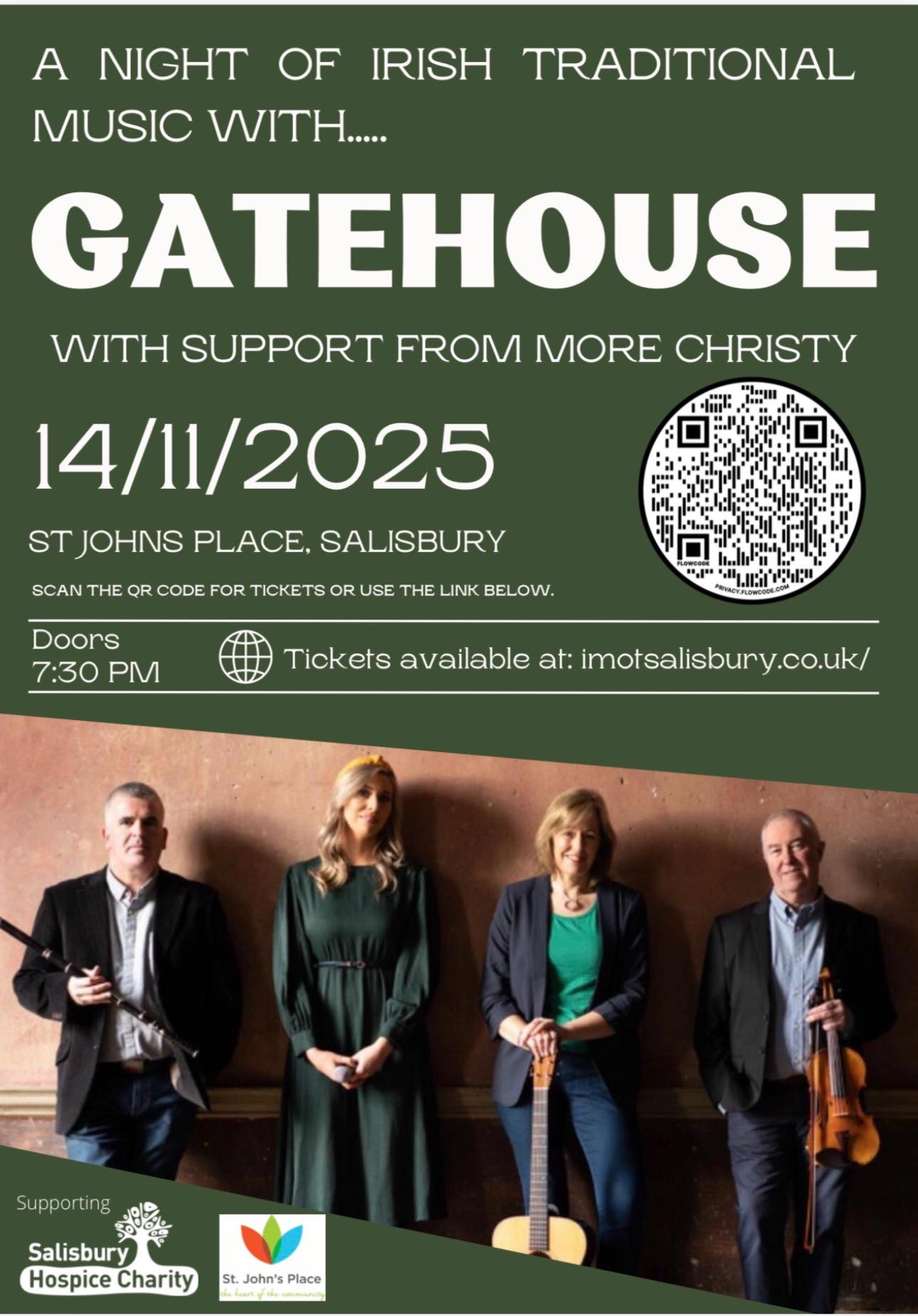 A NIGHT OF IRISH TRADITIONAL MUSIC WITH GATEHOUSE