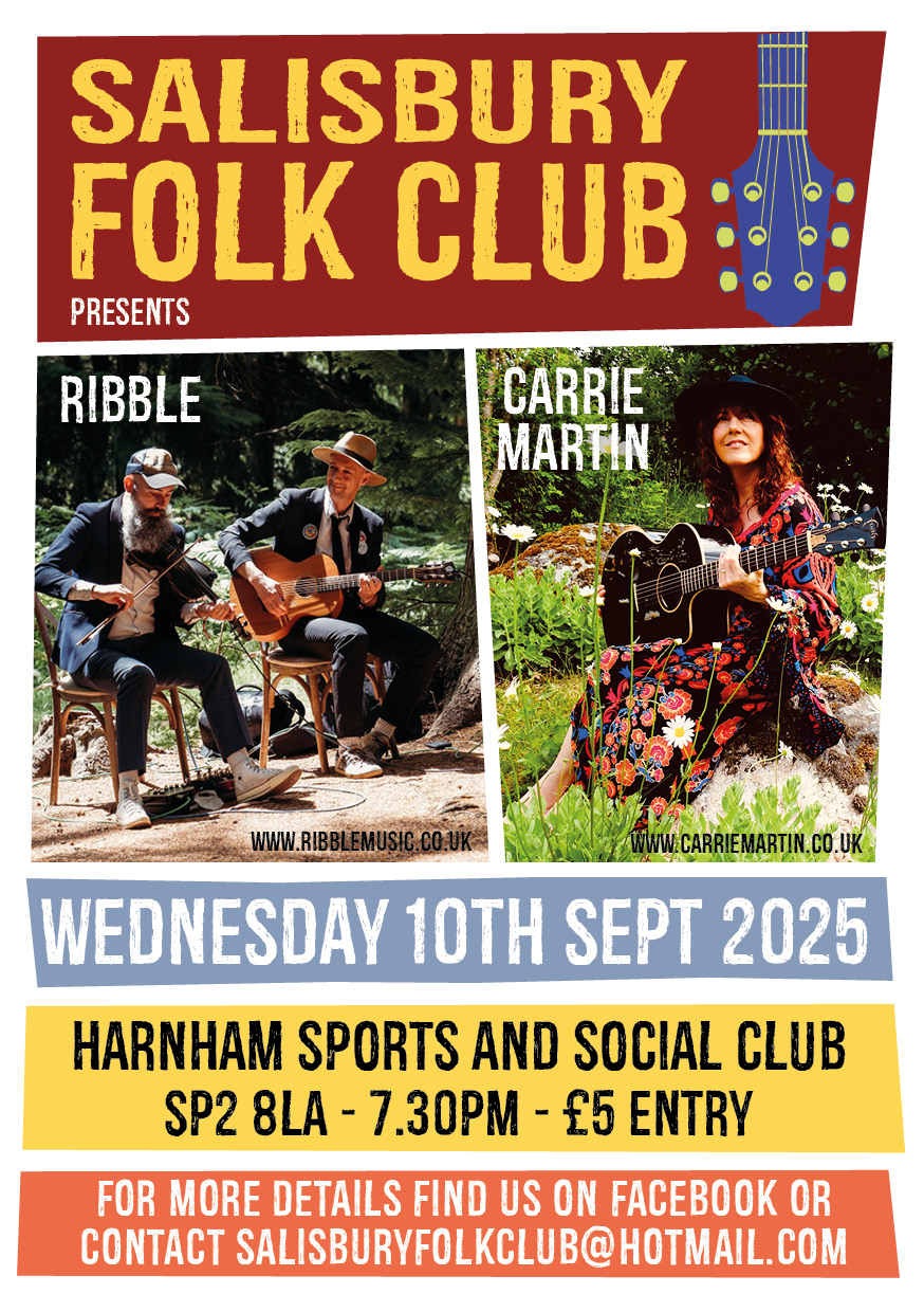 Salisbury Folk Club: Ribble + Carrie Martin