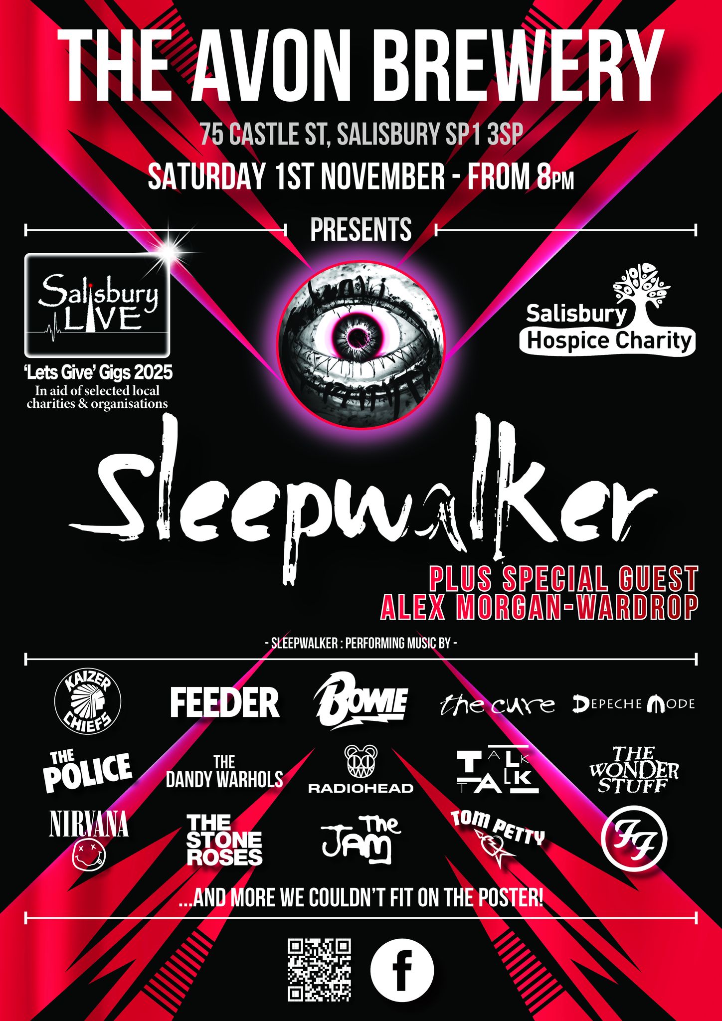 Salisbury Live 2025 'Lets Give' Gigs - Sleepwalker + Alex Morgan-Wardrop Salisbury Live 2025 'Lets Give' Gigs - Sleepwalker + Alex Morgan-Wardrop