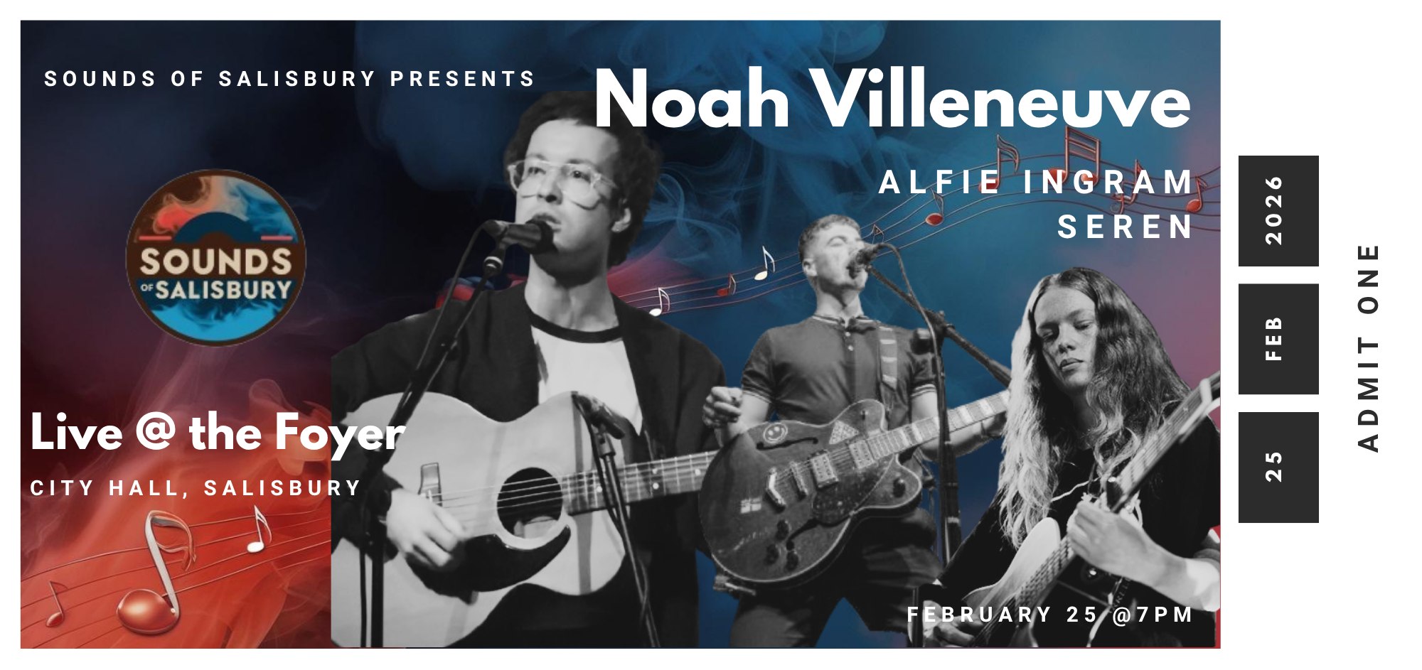 Live at the Foyer - Noah Villeneuve + Alfie Ingram + Seren