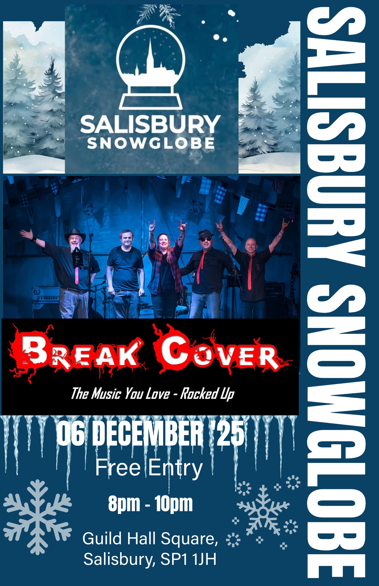 Break Cover at Salisbury SnowGlobe