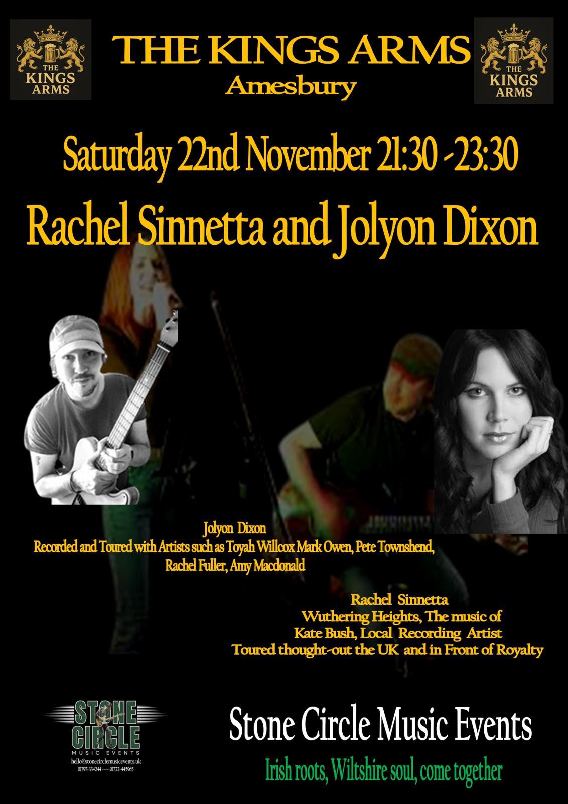 Rachel Sinnetta and Jolyon Dixon
