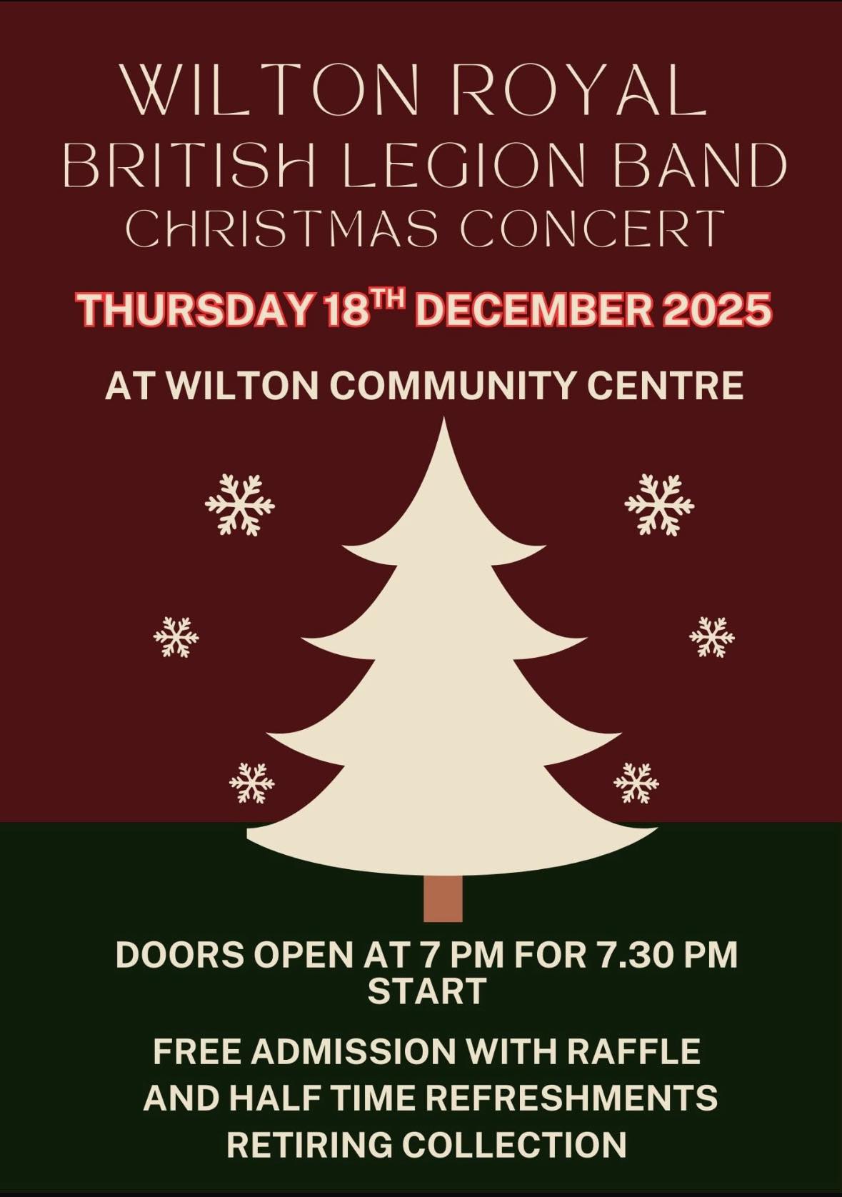 Wilton Royal British Legion Band Christmas Concert