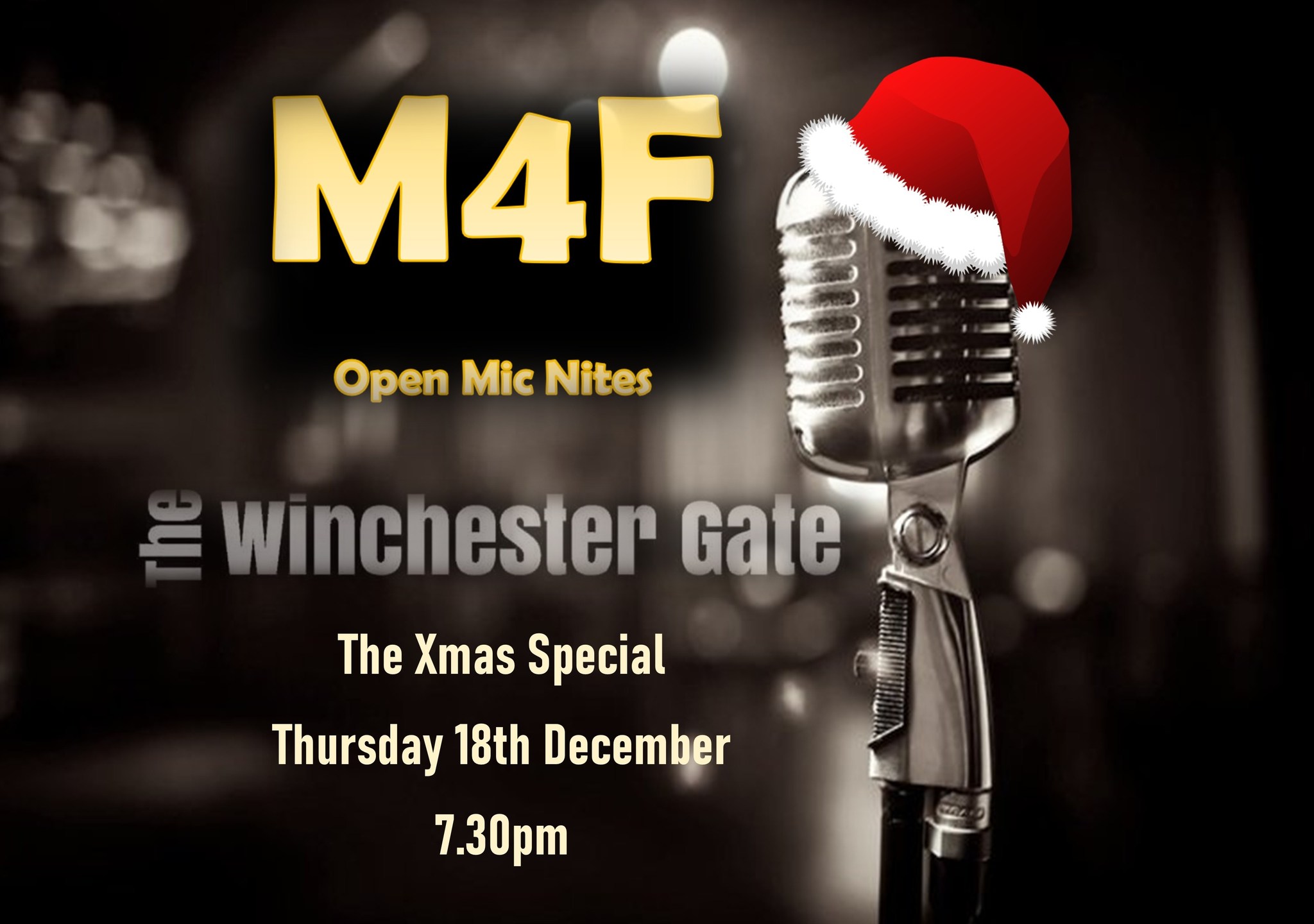 Music4Fun Open Mic Nite Christmas Special with Black Iris