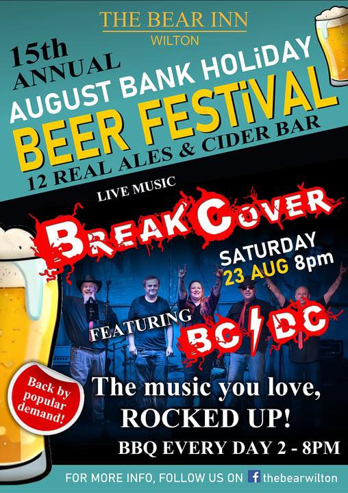 August Bank Holiday Beer Festival: Break Cover + Bob Primmer + Ben Vuckovic