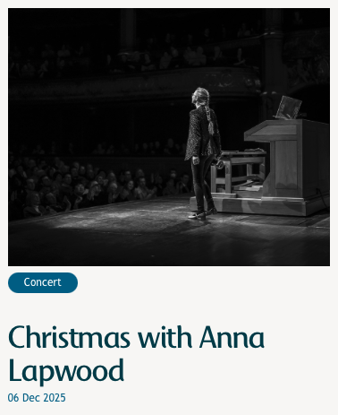 Christmas with Anna Lapwood