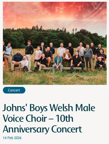 Johns' Boys Welsh Male Voice Choir – 10th Anniversary Concert