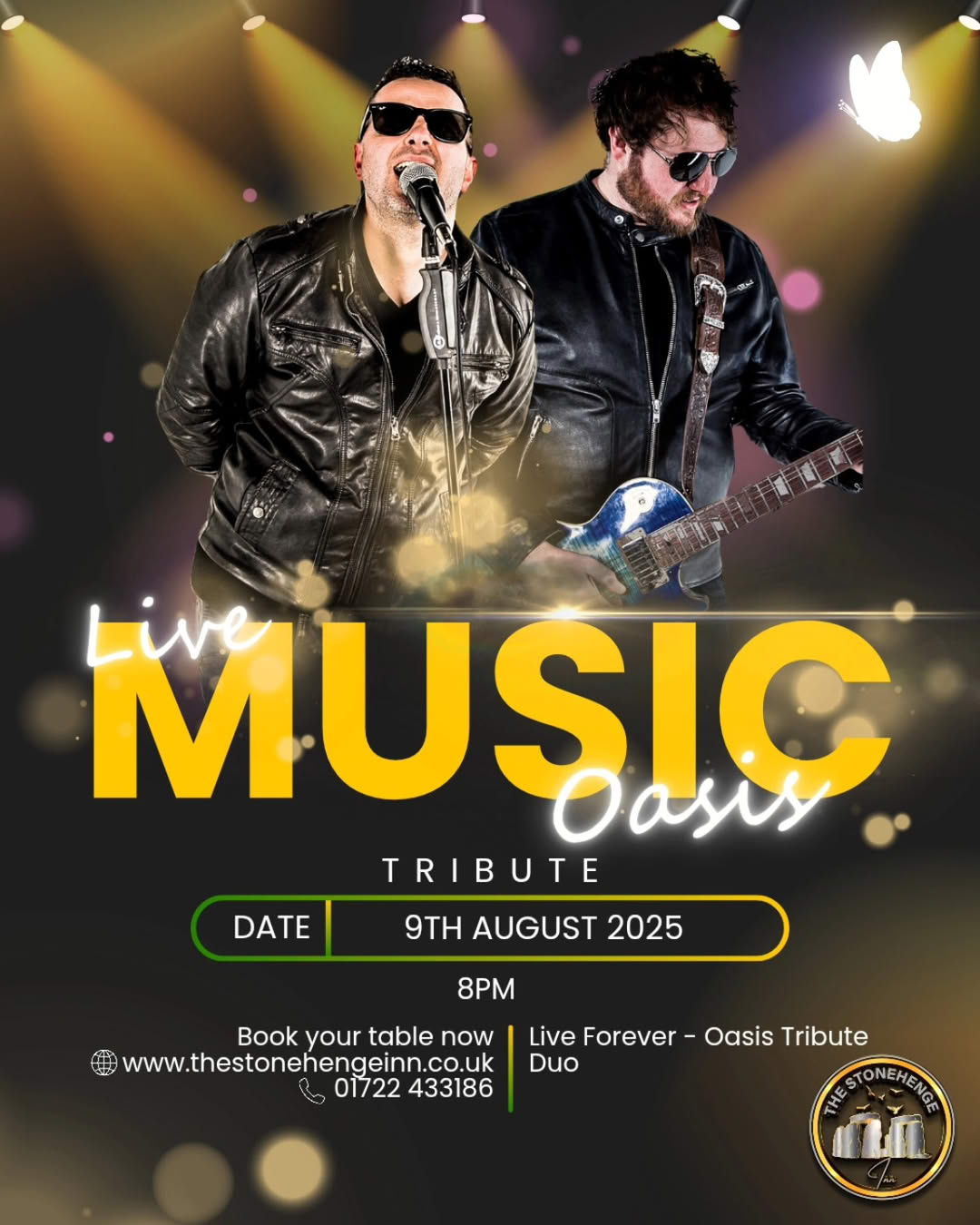 Live Forever - Oasis Tribute duo
