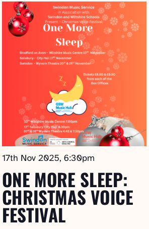 ONE MORE SLEEP: CHRISTMAS VOICE FESTIVAL