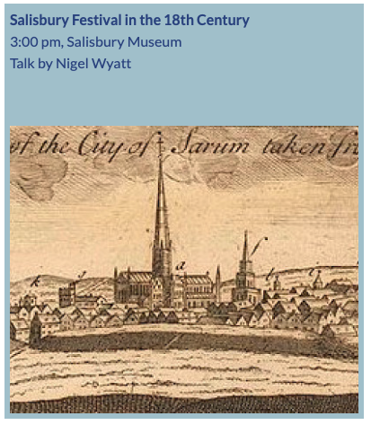 Salisbury Musick: Salisbury Festival in the 18th Century - Talk by Nigel Wyatt