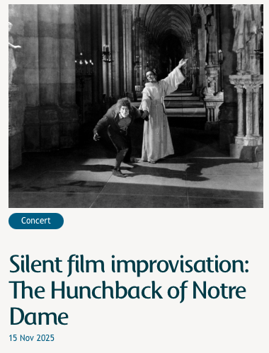 Silent Film improvisation: Hunchback of Notre Dame