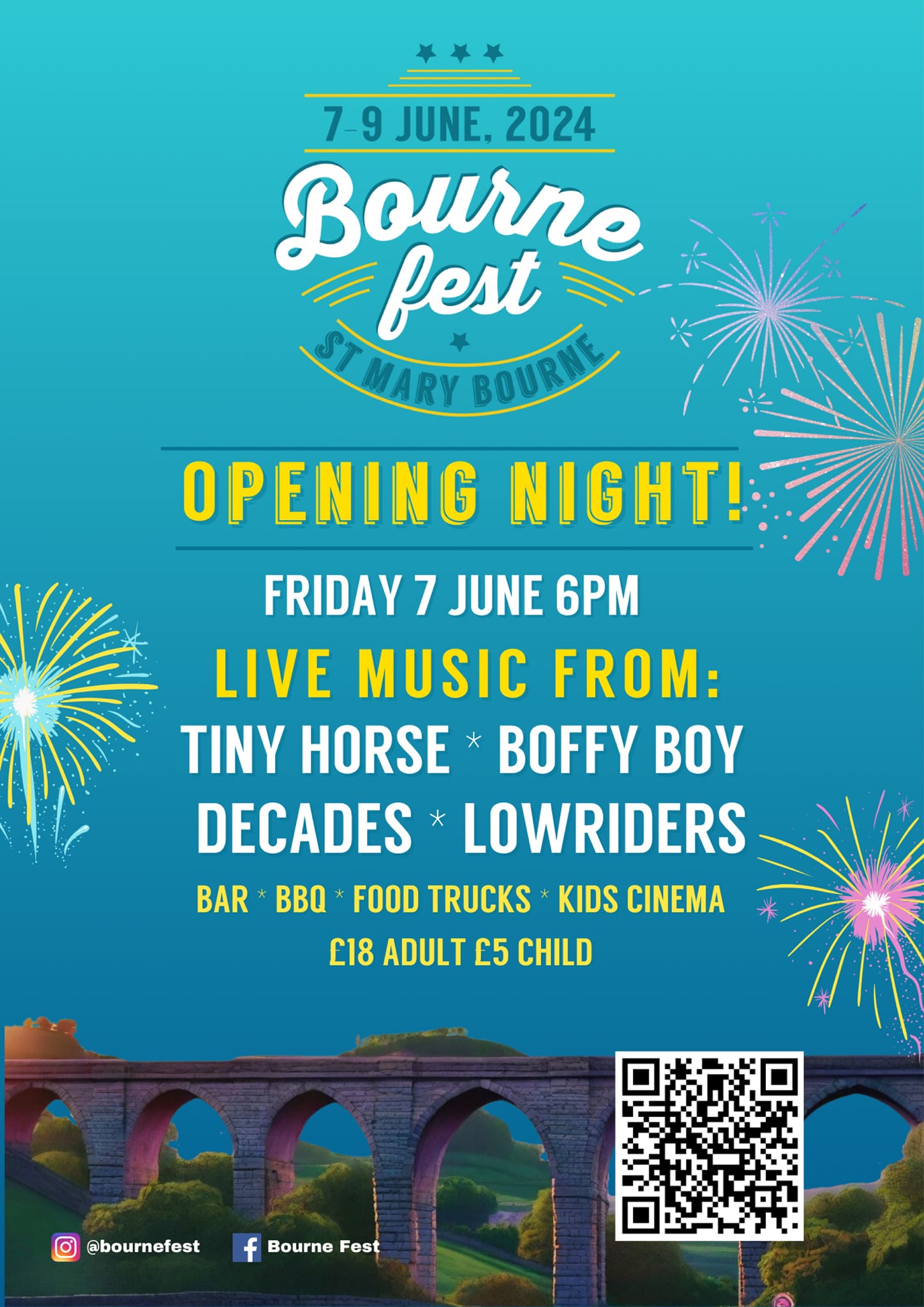 BourneFest: Tiny Horse + Boffy Boy + Decades + Lowriders