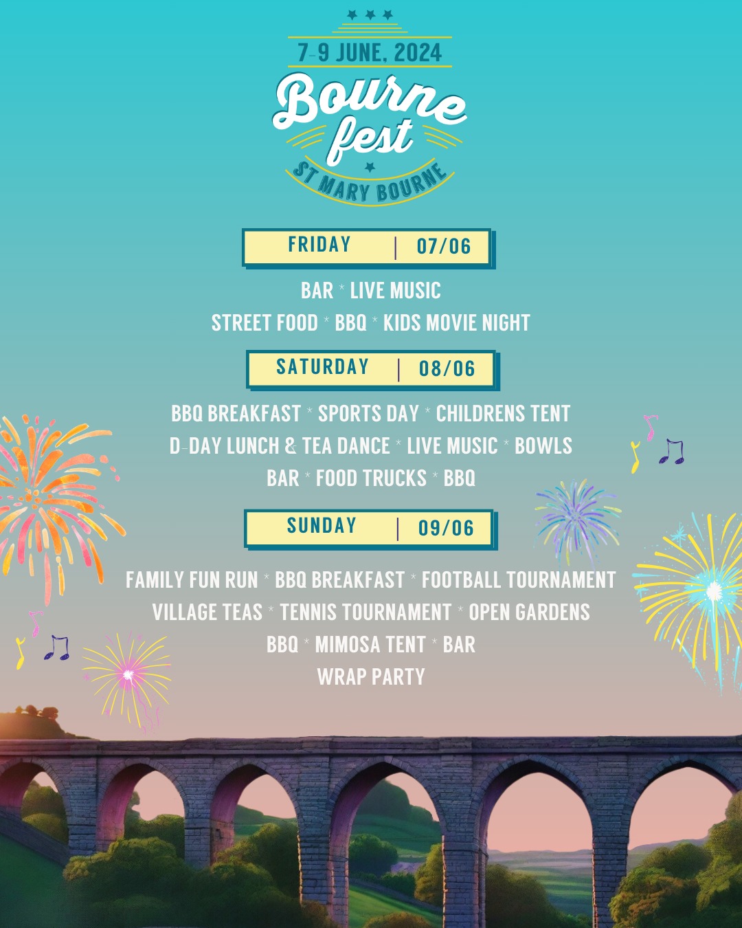 BourneFest: Em Boxer + Tom Boxer + Paul Jude Wilson + Alex Morgan-Wardrop + The Rum Runners + Patchwork
