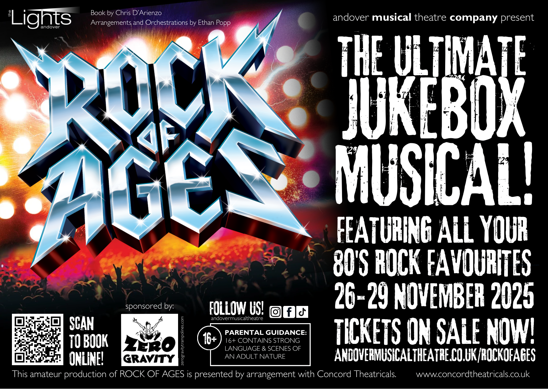 Rock of Ages, The Musical: Andover Musical Theatre Company